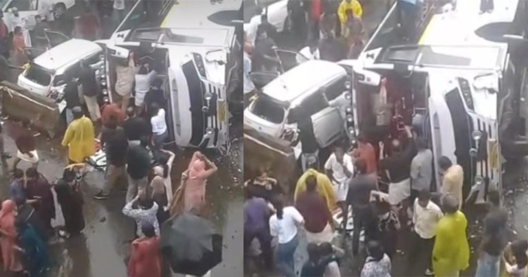  മലപ്പുറത്ത് വിവാഹ സംഘം സഞ്ചരിച്ച ടൂറിസ്റ്റ് ബസ് മറിഞ്ഞ് വന്‍ അപകടം; നിരവധി പേര്‍ക്ക് പരിക്ക്