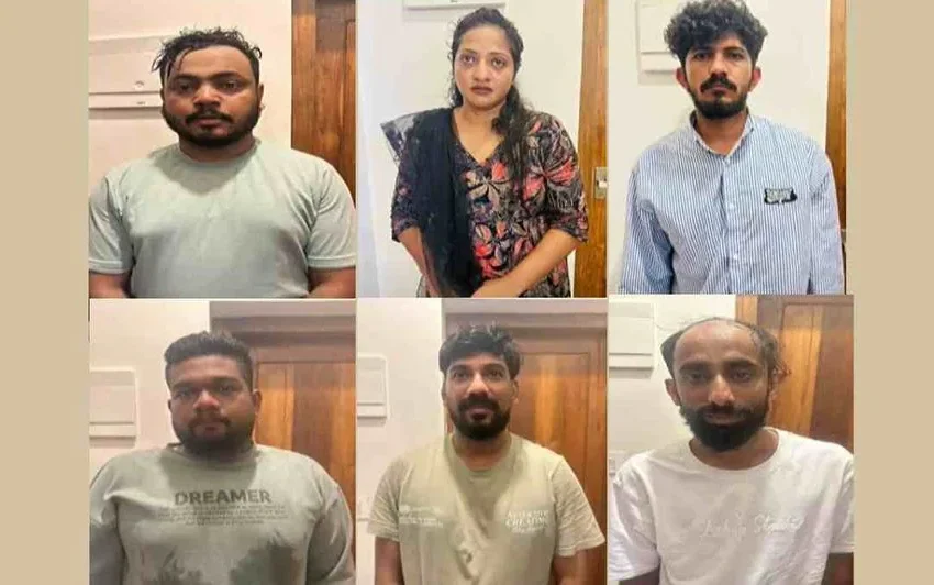  എംഡിഎംഎയുമായി യുവതിയും യുവാക്കളടക്കം 6 പേരെ മട്ടന്നൂർ പോലീസ് പിടികൂടി