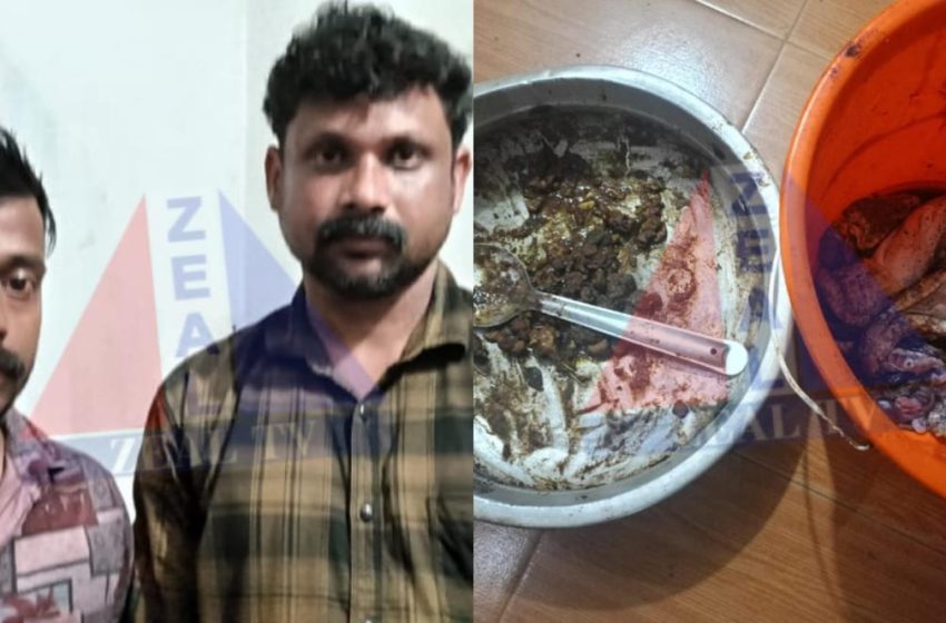  കണ്ണൂരിൽ പെരുമ്പാമ്പിനെ കൊന്ന് കറിവെച്ചുകഴിച്ച രണ്ട് പേര്‍ പിടിയിൽ