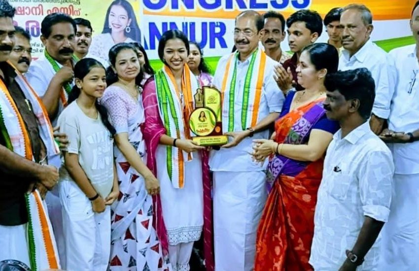  ജവഹർ ബാൽ മഞ്ച് ദേശീയ പ്രസിഡന്റിന് കണ്ണൂരിൽ സ്വീകരണം നൽകി