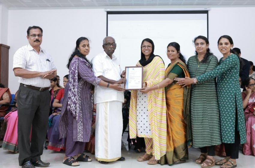 തളിപ്പറമ്പ കുടുംബശ്രീ സിഡിഎസിന് പൊൻതൂവൽ ആയി ഐഎസ് ഒ നേട്ടം