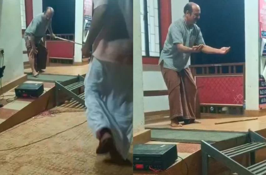  തെരുവ് നായ ശല്യത്തിനെതിരായ നാടകത്തിനിടെ നടനെ തെരുവ് നായ കടിച്ചു