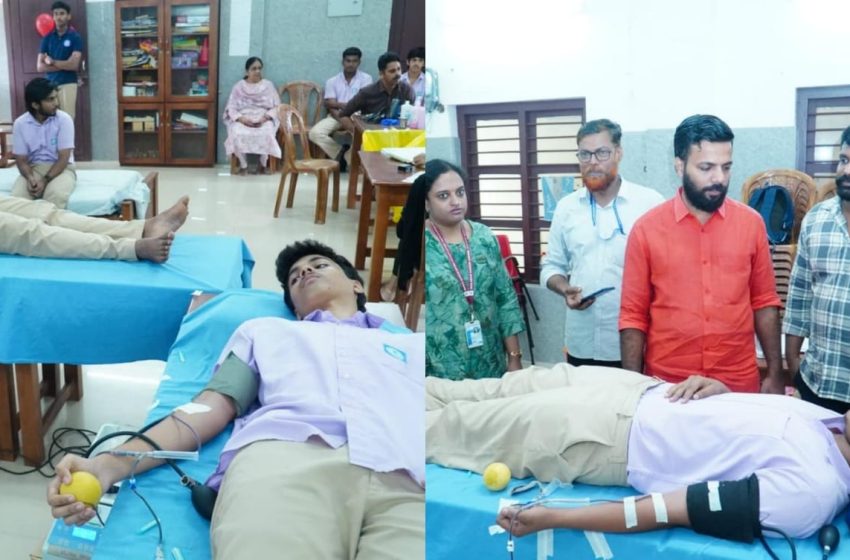  കതിരൂർ ഗവ.സ്കൂൾ എൻ.എസ്.എസ് രക്ത ദാന ക്യാമ്പ് നടത്തി