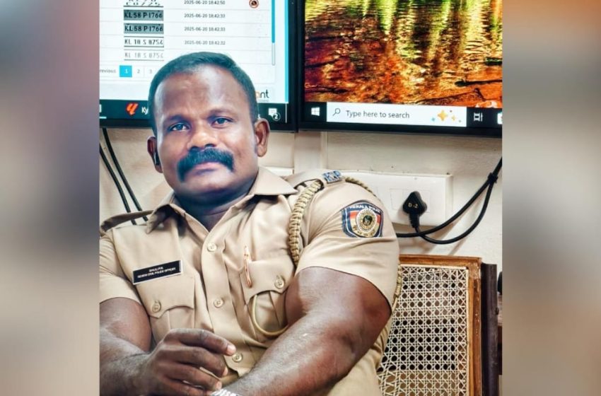  നഷ്ടപ്പെട്ട തുക അന്വേഷിച്ച് കണ്ടെത്തി തിരിച്ച് നൽകി സീനിയർ സിവിൽ പോലീസ് ഓഫീസർ പി ആർ ഷിജു