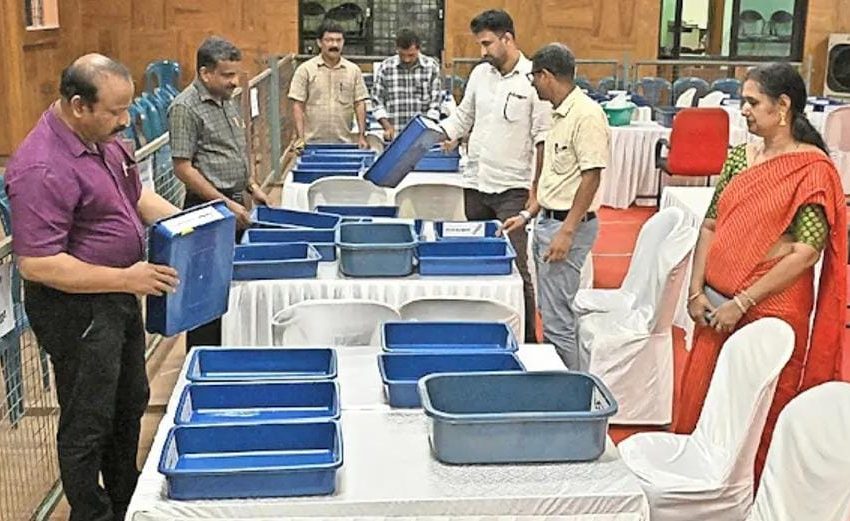  തദ്ദേശ പൊതുതെരഞ്ഞെടുപ്പിന്റെ വോട്ടെണ്ണൽ ഇന്ന് ജില്ലയിലെ 20 കേന്ദ്രങ്ങളിൽ നടക്കും