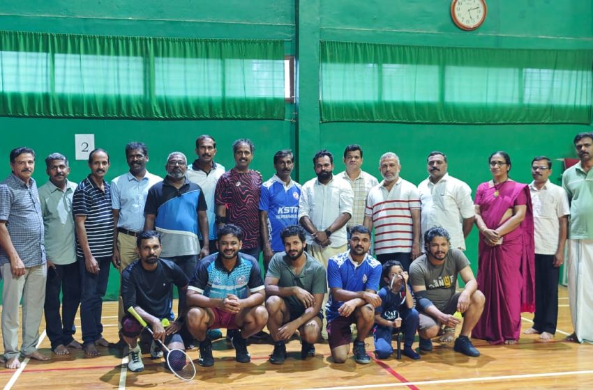  കെ എസ് ടി എ ജില്ലാ സമ്മേളനം ഷട്ടിൽ ടൂർണമെൻ്റിൽ തളിപ്പറമ്പ് നോർത്ത് ജേതാക്കൾ