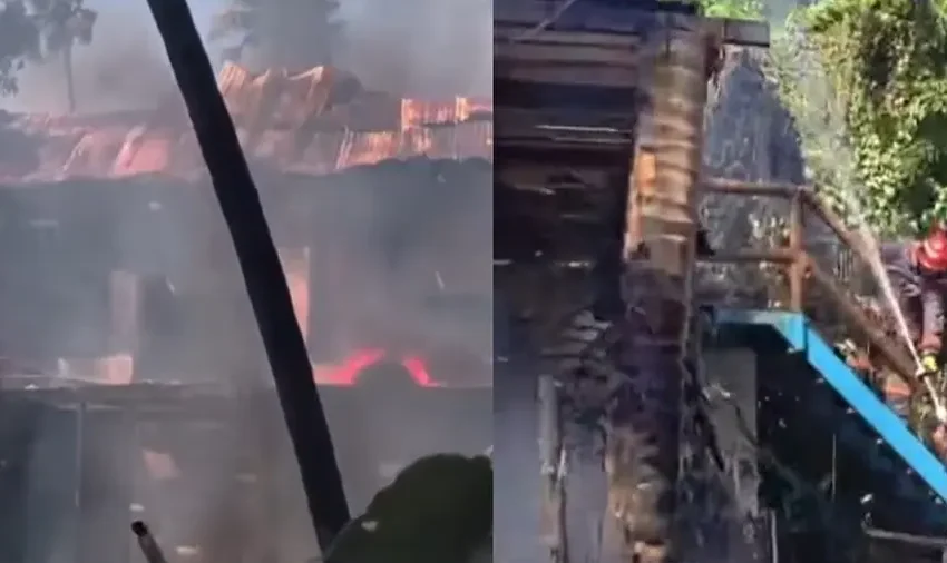  തിരുവനന്തപുരം വർക്കല ക്ലിഫിന് സമീപമുള്ള റിസോർട്ടിൽ തീപിടുത്തം