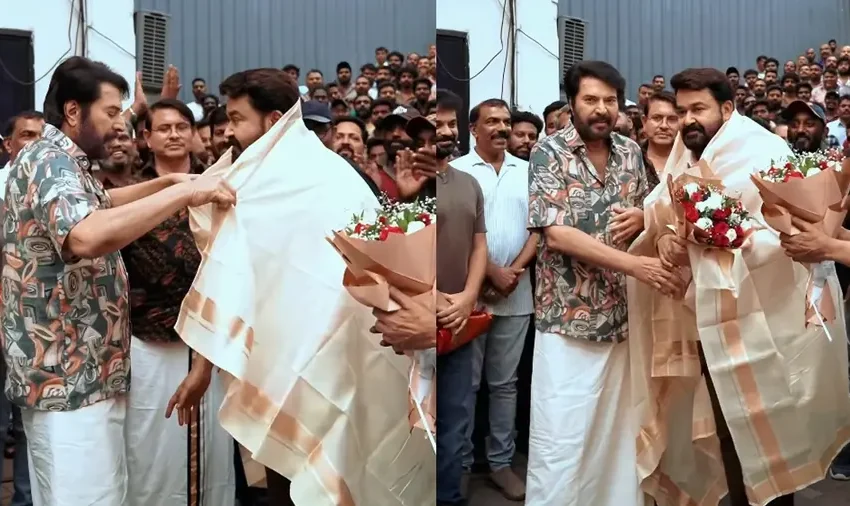  ദാദാ ‌സാഹിബ് ഫാൽക്കെ അവാർഡ് നേട്ടത്തിൽ മോഹൻലാലിനെ അഭിനന്ദിച്ച് മമ്മൂട്ടി
