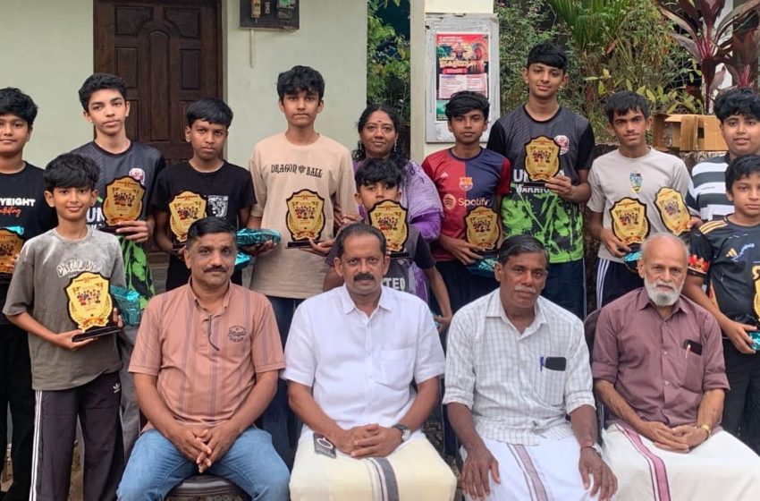  ക്രിസ്‌മസ് കാരൾ തുക ചികിത്സാ സഹായത്തിന് നൽകിയ കുട്ടികൾക്ക് നാടിൻ്റെയും അനുമോദനം