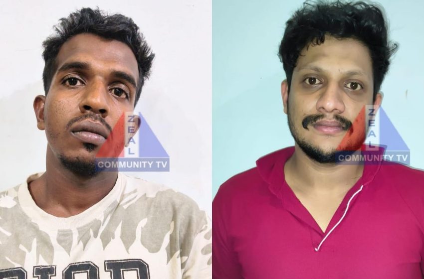  പരിയാരത്ത് കഞ്ചാവും എം.ഡി എം.എ യുമായി രണ്ട് യുവാക്കൾ അറസ്റ്റിൽ