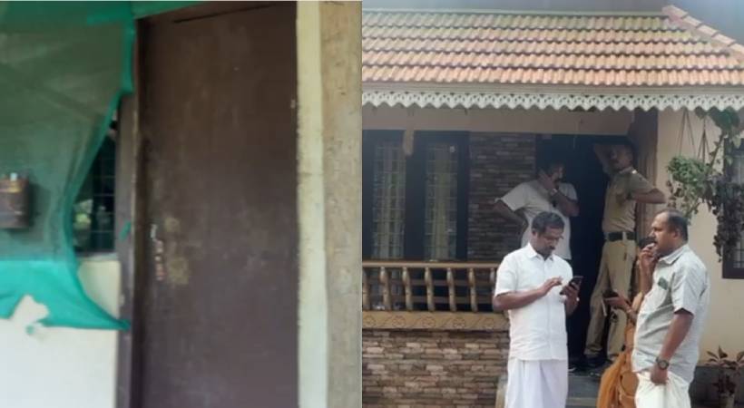  കോട്ടയം പാമ്പാടി അങ്ങാടി വയലിൽ ഭാര്യയെ വെട്ടിക്കൊന്ന് ഭർത്താവ് തൂങ്ങിമരിച്ചു
