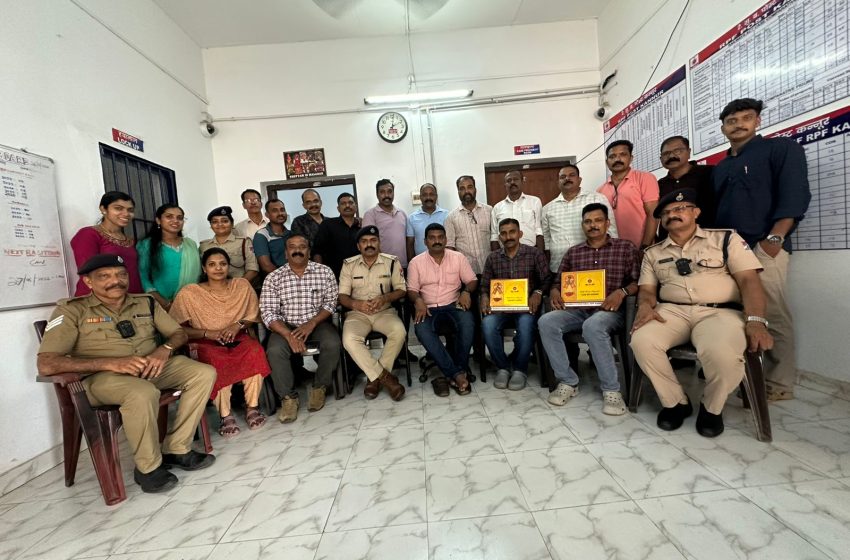  റെയിൽവേ ആർ.പി.എഫ്. സേനാംഗങ്ങൾക്ക് യാത്രയപ്പ് നൽകി.