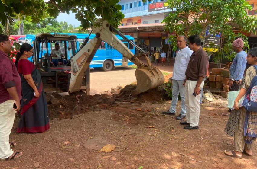  പറശ്ശിനിക്കടവ് ബസ്റ്റാൻഡ് കം ഷോപ്പിംഗ് കോംപ്ലക്സ് ഒന്നാംഘട്ട നിർമ്മാണ പ്രവൃത്തി ആരംഭിച്ചു