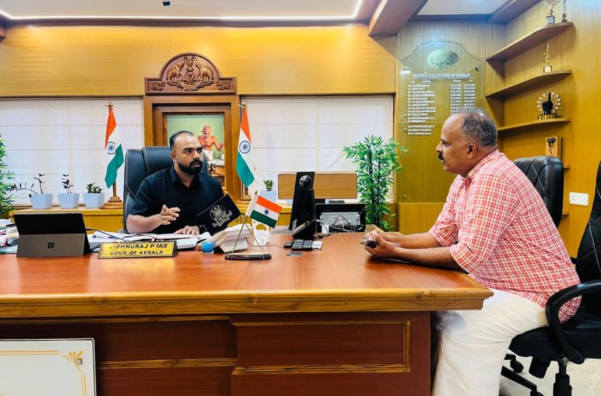  വളപട്ടണം പാലത്തിലും പുതിയതെരുവിലും റീടാറിങ് നടത്തണം .  കെ വി സുമേഷ് എംഎൽഎ കലക്ടർക്ക് നിവേദനം നൽകി