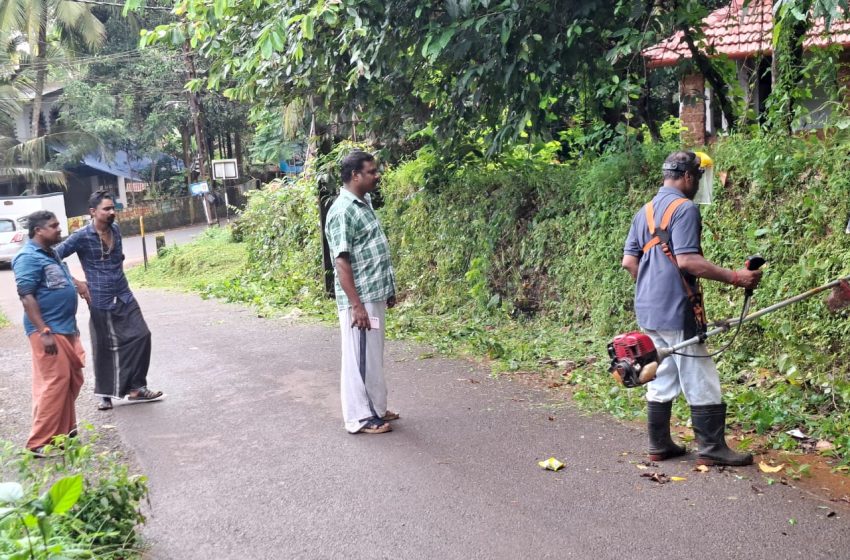  സ്വാതന്ത്ര്യ ദിനത്തിൽശുചീകരണ പ്രവർത്തനം നടത്തി