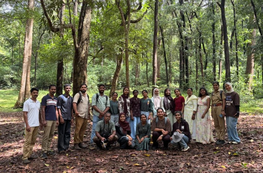  സർ സയ്യിദ് കോളേജ് സുവോളജി ഡിപ്പാർട്ട്മെന്റ് ആഡ്-ഓൺ കോഴ്സ്കണ്ണവം റേഞ്ച് ഫോറെസ്റ്റിൽ ഫീൽഡ് സ്റ്റഡി സംഘടിപ്പിച്ചു