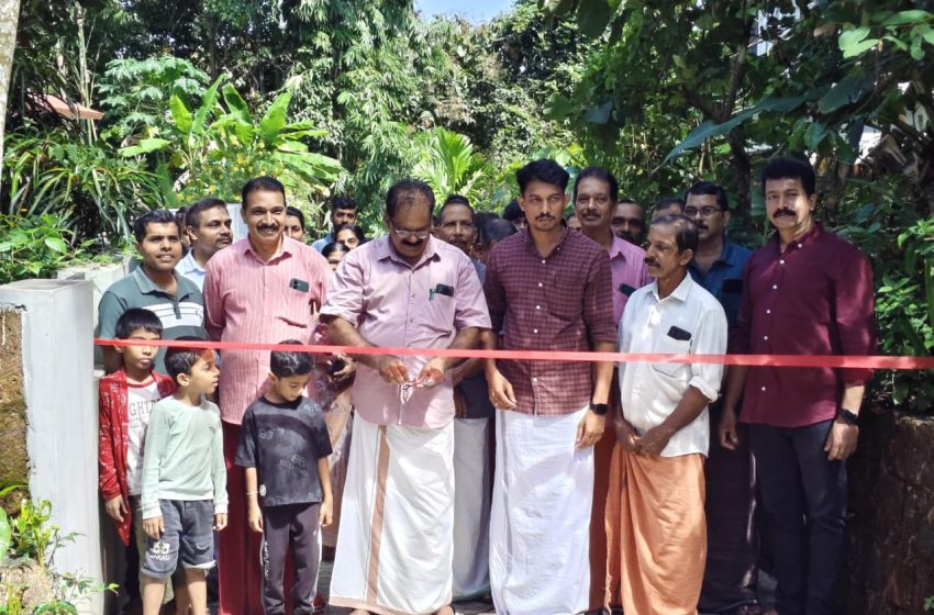  കോൺക്രീറ്റ് റോഡ് ഉദ്ഘാടനം ചെയ്തു